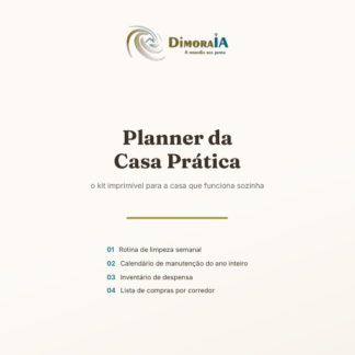 Planner da Casa Prática — kit imprimível