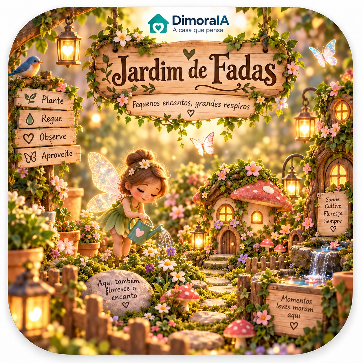 Jardim de Fadas - Jardim Encantado Digital